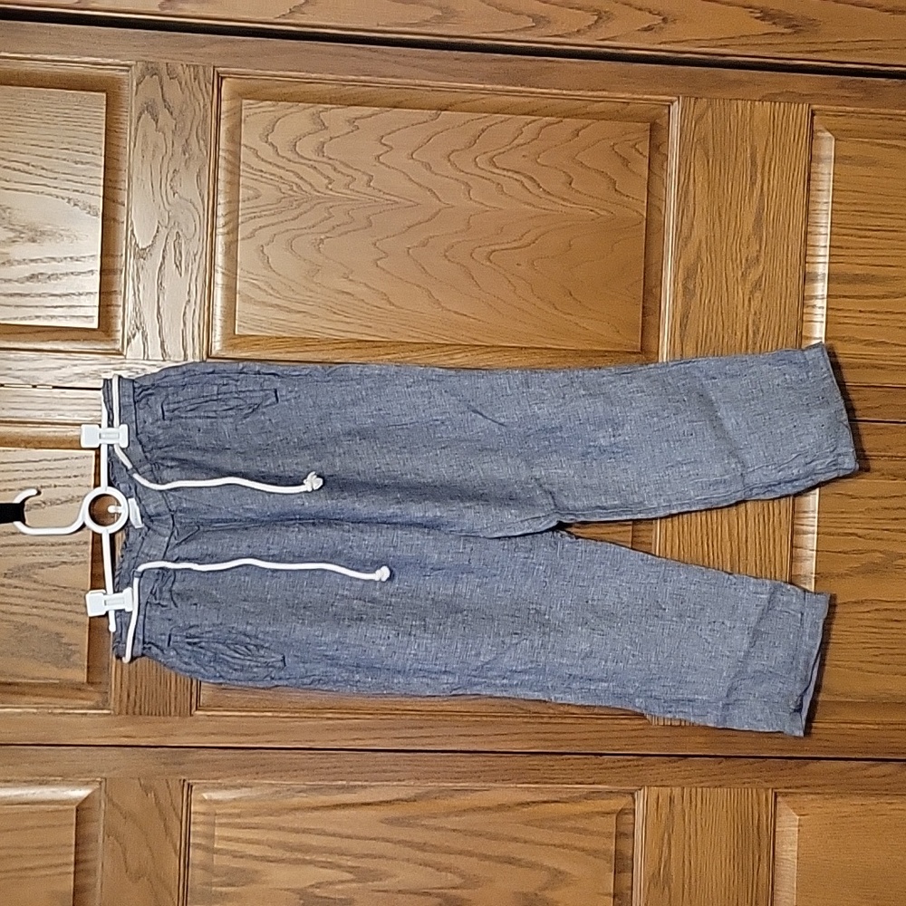 Linen loose fitting pants